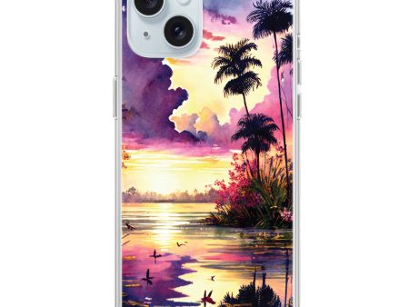 Tropical rainforest iPhone 15 Plus Ultra Clear Case Online Hot Sale