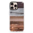 Wood Grain Varigegated iPhone 15 Pro Ultra Clear Case For Sale