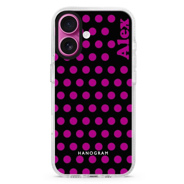 Wave Dots iPhone Ultra Clear Case Supply