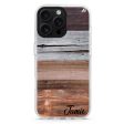 Wood Grain Varigegated iPhone 15 Pro Ultra Clear Case For Sale