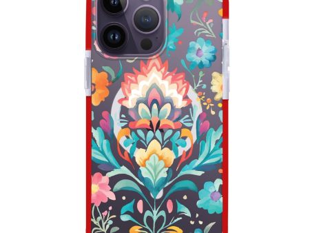 Watercolor Floral iPhone 15 Pro Max MagSafe Compatible Ultra Shockproof Case Cheap