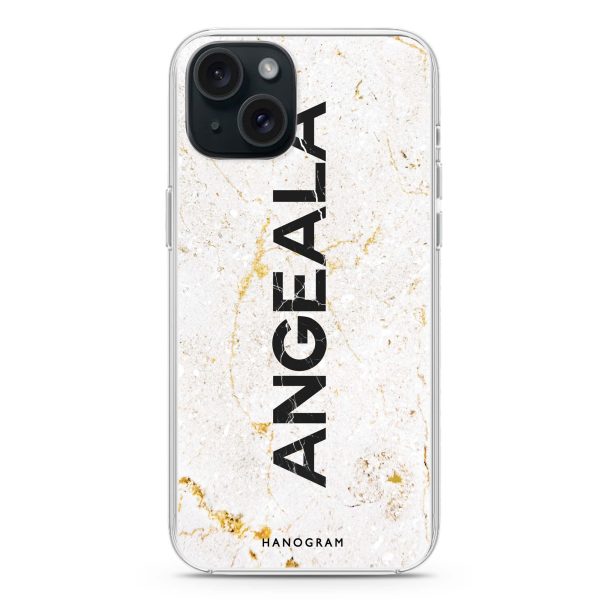 White Marble iPhone 15 Plus Ultra Clear Case Online Sale