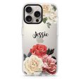 Vintage Floral iPhone 15 Pro Ultra Clear Case For Discount