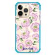 Watercolor pink floral iPhone 15 Pro Max MagSafe Compatible Ultra Shockproof Case Online