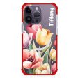 Watercolor tulip iPhone 15 Pro Max MagSafe Compatible Ultra Shockproof Case Hot on Sale