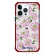 Watercolor pink floral iPhone 15 Pro Max MagSafe Compatible Ultra Shockproof Case Online