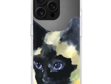 Watercolour Cat iPhone 15 Pro Ultra Clear Case Online Sale