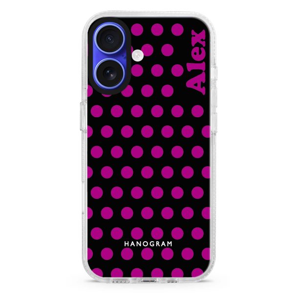 Wave Dots iPhone Ultra Clear Case Supply