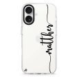 Vertical Script Handwritten Custom iPhone Ultra Clear Case For Sale