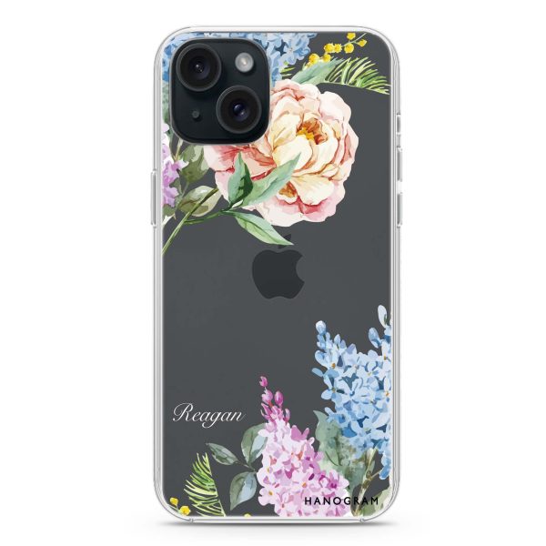 Tropical Floral iPhone 15 Ultra Clear Case For Cheap