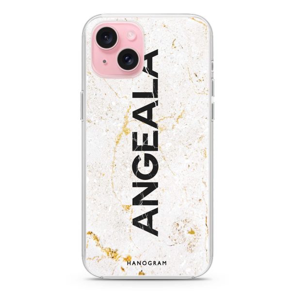 White Marble iPhone 15 Plus Ultra Clear Case Online Sale