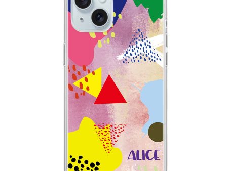 Trendy Abstract III iPhone 15 Ultra Clear Case Sale