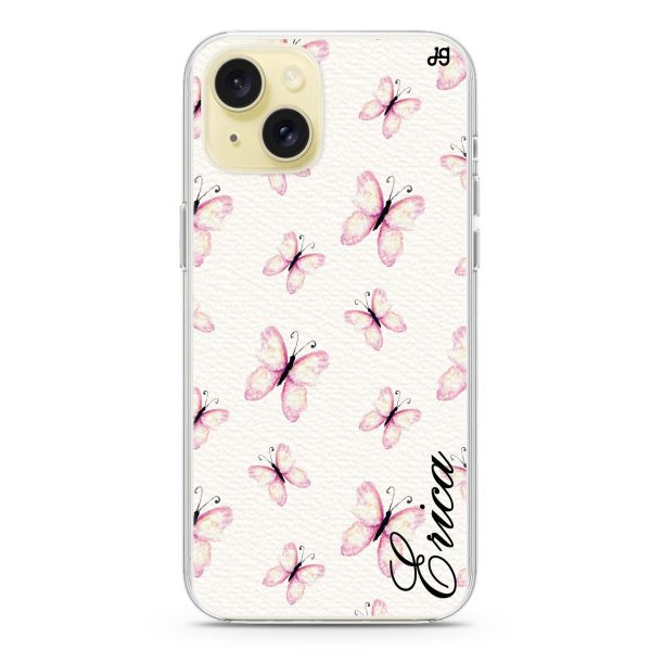 Vintage Butterfly iPhone 15 Ultra Clear Case Online Sale