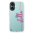 Vertical Script Handwritten Custom iPhone Ultra Clear Case For Sale