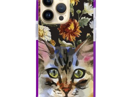 Watercolour Cat iPhone 15 Pro Max MagSafe Compatible Ultra Shockproof Case Discount