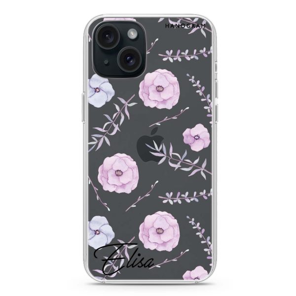 Vibrant Floral iPhone 15 Ultra Clear Case For Cheap