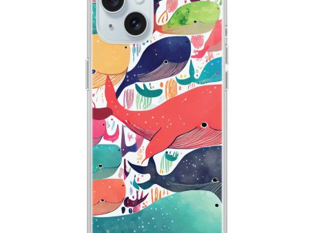 Whale Ocean iPhone 15 Plus Ultra Clear Case For Cheap