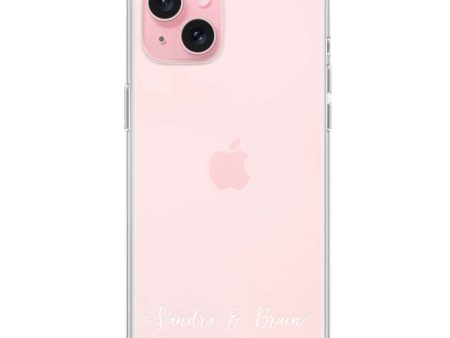 You & Me & Our Date iPhone 15 Plus Ultra Clear Case Sale