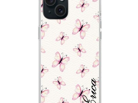 Vintage Butterfly iPhone 15 Ultra Clear Case Online Sale