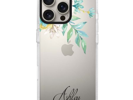 Watercolor Flowers iPhone 15 Pro Ultra Clear Case on Sale