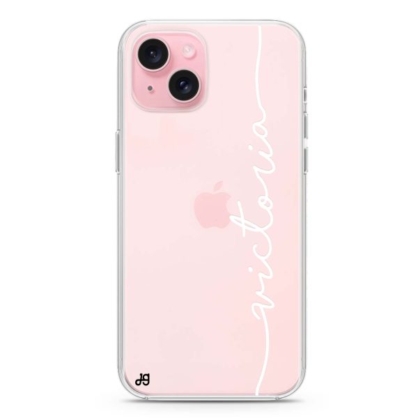 Vertical Handwritten II iPhone 15 Plus Ultra Clear Case Online Hot Sale