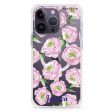 Watercolor pink floral iPhone 15 Pro Max MagSafe Compatible Ultra Shockproof Case Online