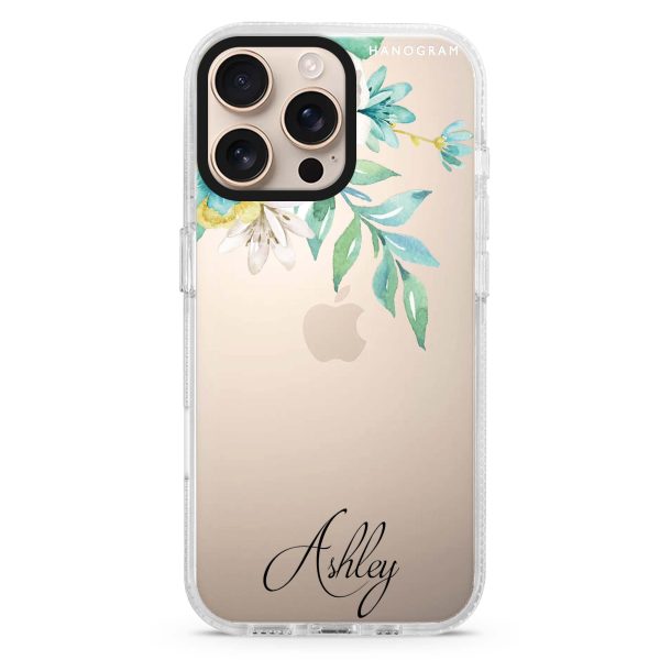 Watercolor Flowers iPhone 15 Pro Ultra Clear Case on Sale