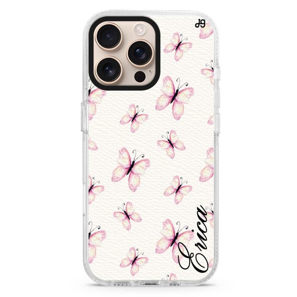 Vintage Butterfly iPhone 15 Pro Ultra Clear Case on Sale