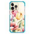 Watercolor tulip iPhone 15 Pro Max MagSafe Compatible Ultra Shockproof Case Hot on Sale