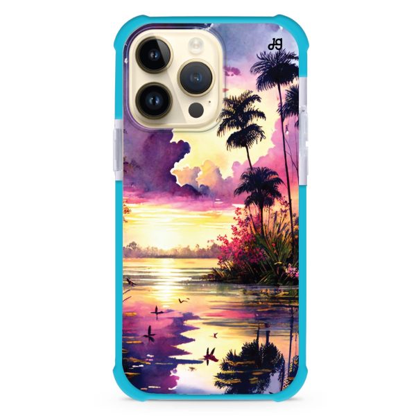 Tropical rainforest iPhone 15 Pro Max MagSafe Compatible Ultra Shockproof Case Discount