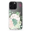 Vintage Flowers iPhone 15 Pro Ultra Clear Case Fashion