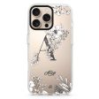 Vintage Floral Monogram iPhone 15 Pro Ultra Clear Case Sale