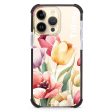 Watercolor tulip iPhone 15 Pro Max MagSafe Compatible Ultra Shockproof Case Hot on Sale