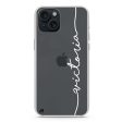 Vertical Handwritten II iPhone 15 Ultra Clear Case Online Sale