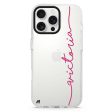 Vertical Handwritten II iPhone 15 Pro Ultra Clear Case For Discount