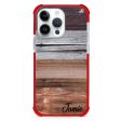 Wood Grain Varigegated iPhone 15 Pro Max MagSafe Compatible Ultra Shockproof Case For Sale