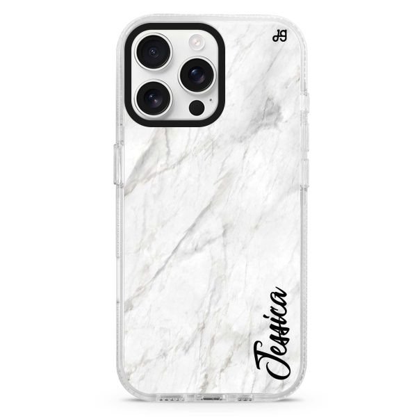 White Marble – Deep Love iPhone 15 Pro Ultra Clear Case Online Sale