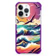 Waves & seagulls iPhone 15 Pro Max MagSafe Compatible Ultra Shockproof Case Fashion