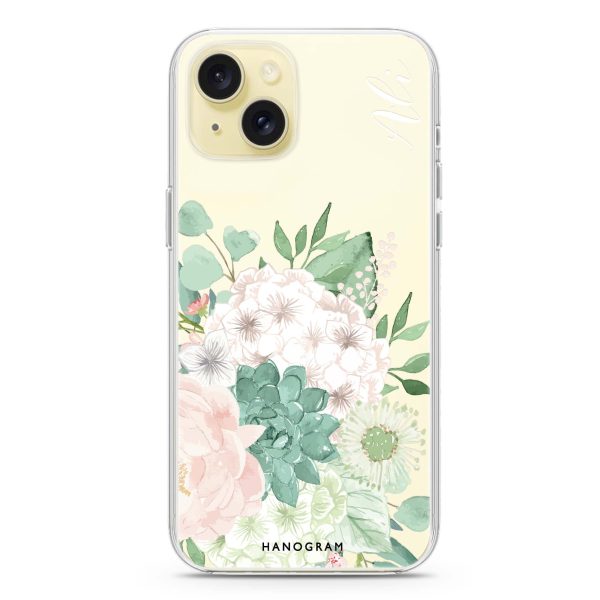 Vintage Flowers iPhone 15 Ultra Clear Case Online now