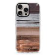 Wood Grain Varigegated iPhone 15 Pro Ultra Clear Case For Sale