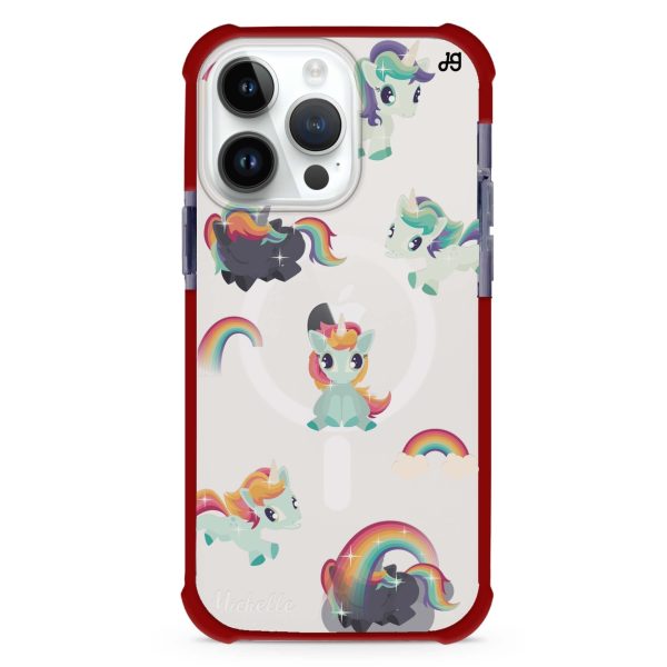 Unicorn Night iPhone 15 Pro Max MagSafe Compatible Ultra Shockproof Case For Discount