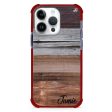 Wood Grain Varigegated iPhone 15 Pro Max MagSafe Compatible Ultra Shockproof Case For Sale