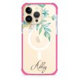 Watercolor Flowers iPhone 15 Pro Max MagSafe Compatible Ultra Shockproof Case Fashion