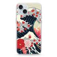 Waves & Flowers iPhone 15 Plus Ultra Clear Case For Discount