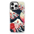 Waves & Flowers iPhone 15 Pro Ultra Clear Case Sale