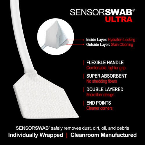 Photographic Solutions Type 4 Sensor Swab for CCD CMOS Sensors (12-Pack, 33mm) Discount