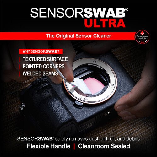 Photographic Solutions Type 3 Sensor Swab Ultra for FX or Full-Frame Sensors (12-Pack, 24mm) Fashion