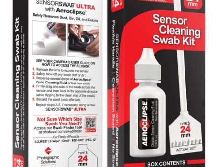 Photographic Solutions Sensor Cleaning Swab Kit (20mm Swab, Aeroclipse Solution) Discount